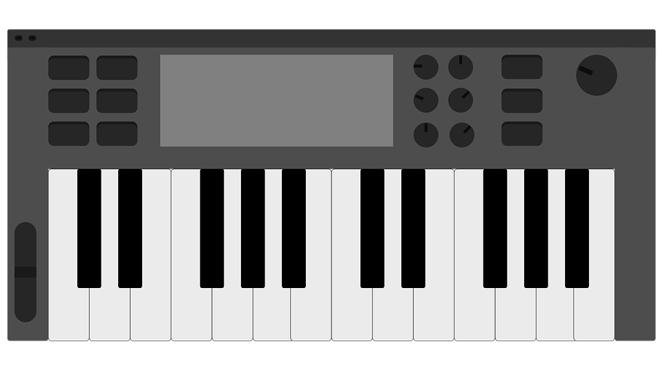 Piano Music Keyboard Transparan PNG