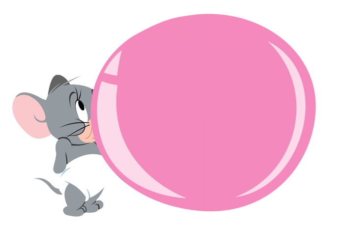 Pink Chewing Gum PNG Transparent Image