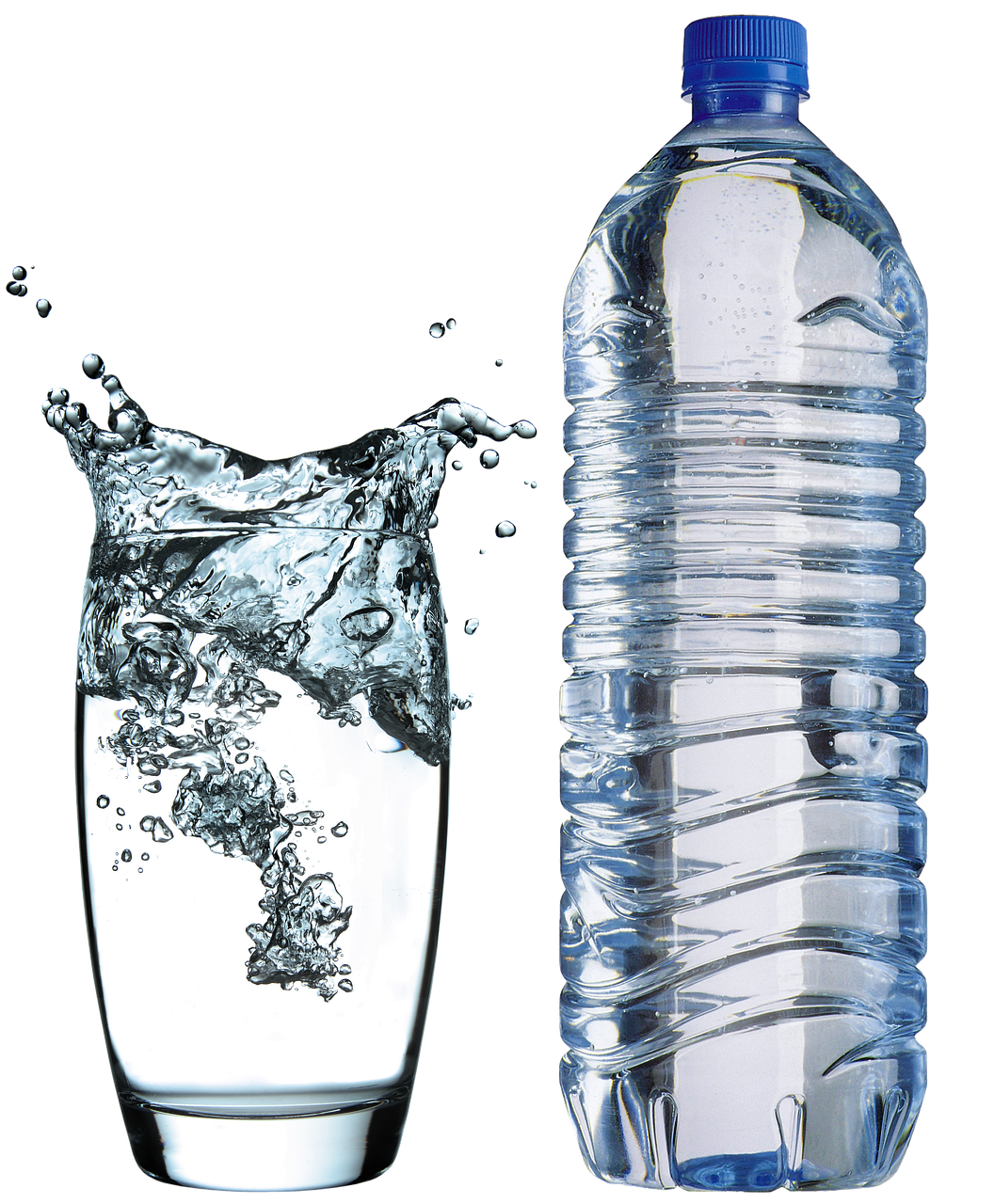 Plastic Botella de agua PNG Clipart