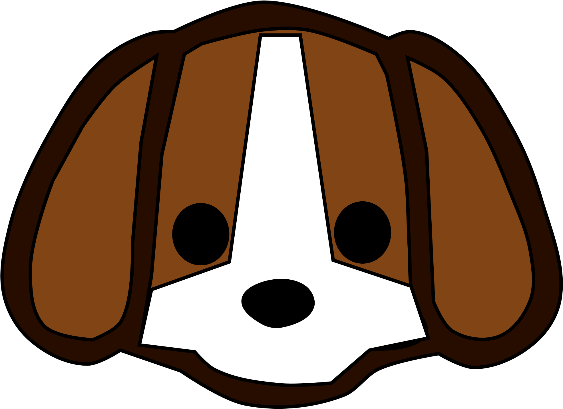 Puppy Dog Face PNG File