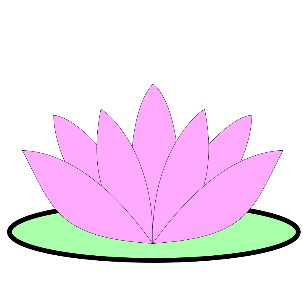 Фиолетовый цветок лотоса PNG Image