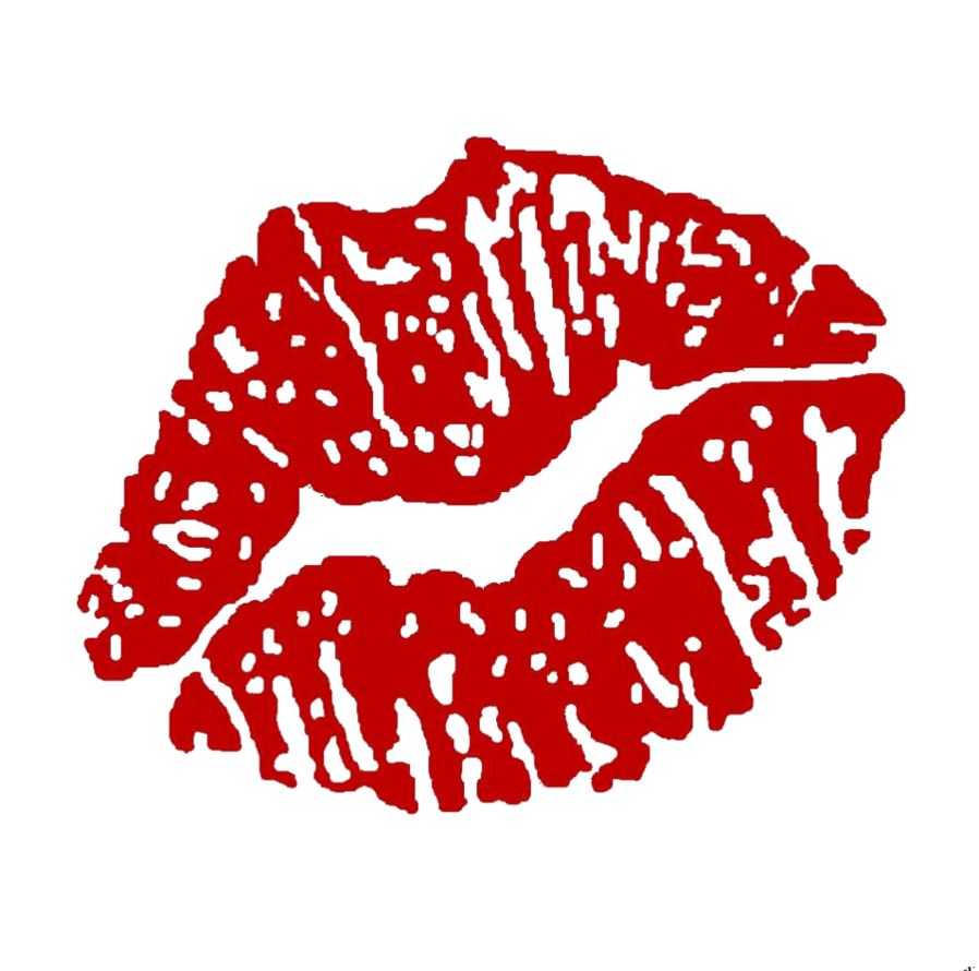 Red Kiss PNG Photos