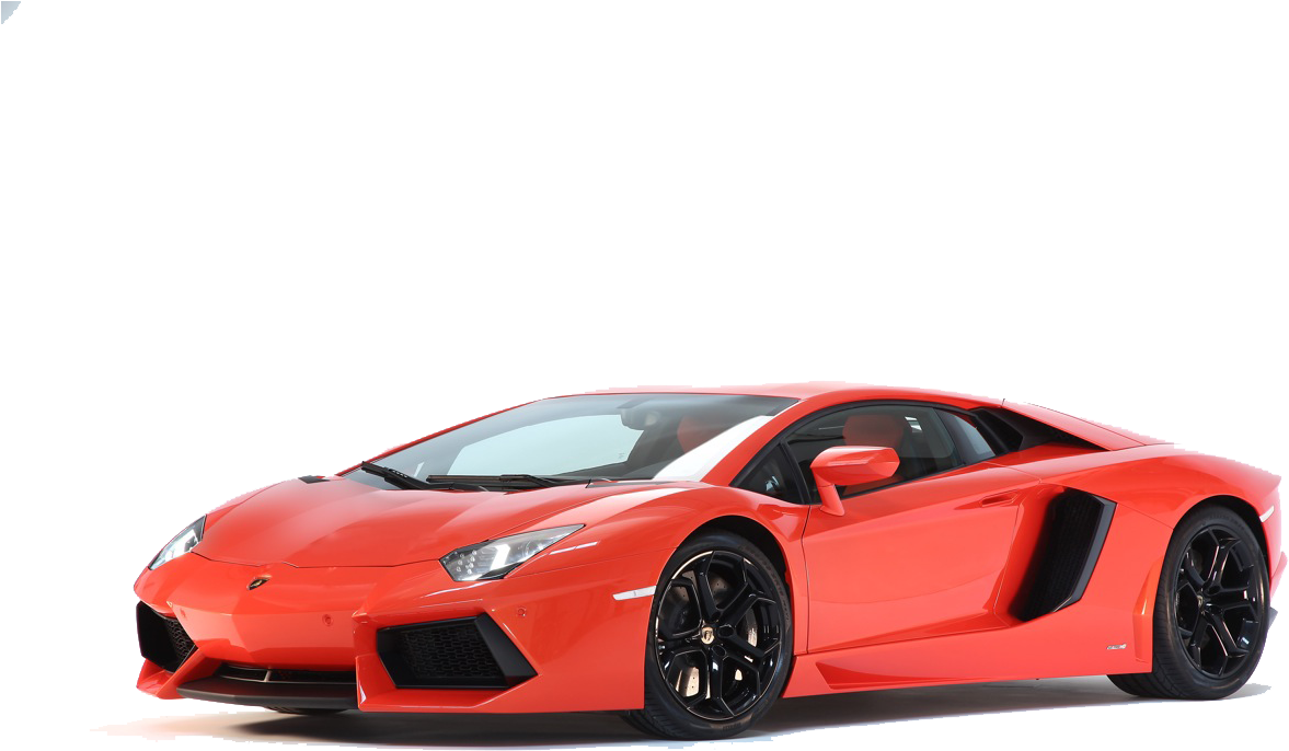 Red Lamborghini Aventador PNG File