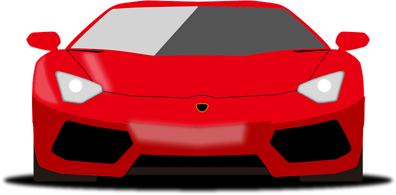 Red Lamborghini Aventador PNG Image