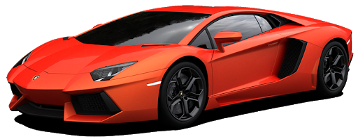 Red Lamborghini Aventador PNG Transparent Image