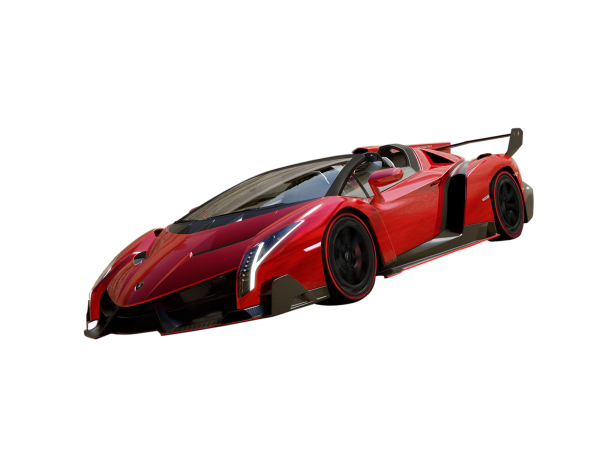 ภาพถ่าย PNG สีแดง Lamborghini
