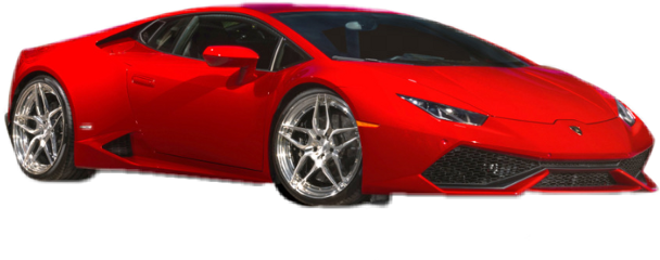 Red Lamborghini PNG Transparentes Bild