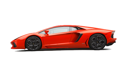 Red Lamborghini Transparent Background