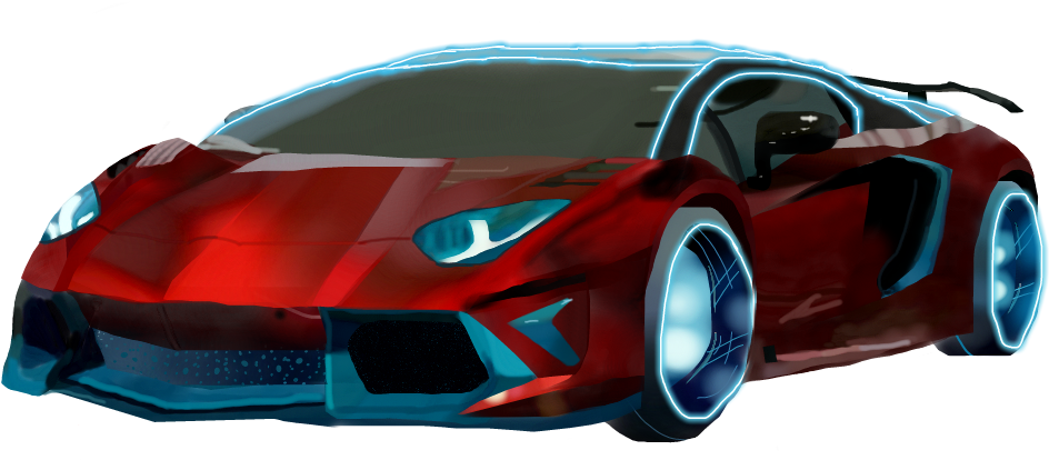 PNG Transparan Lamborghini merah