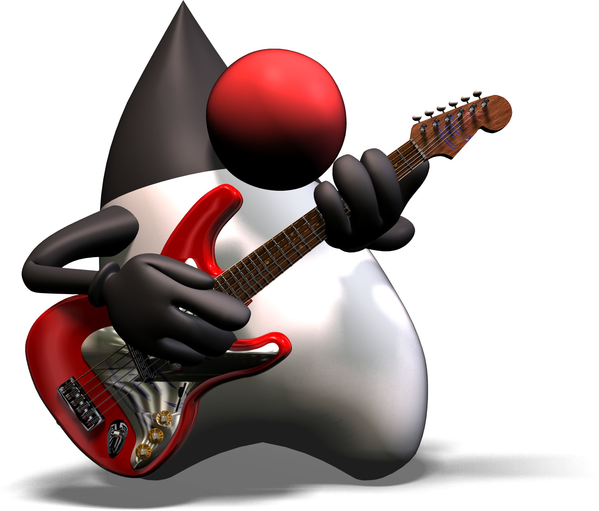 Red Rock Guitar PNG прозрачное изображение