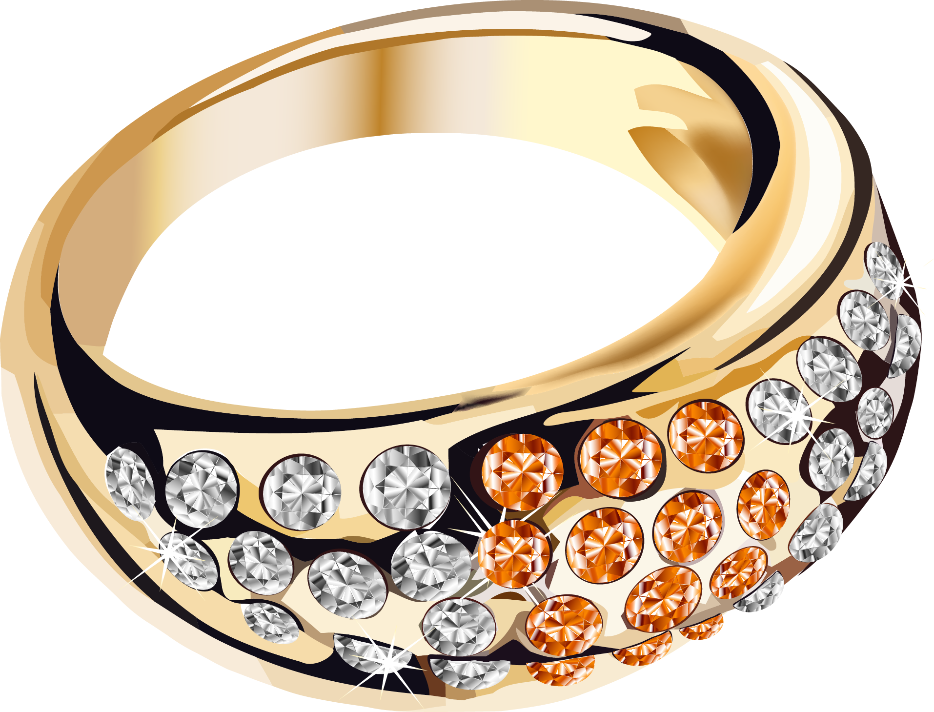 Perhiasan cincin Transparan PNG