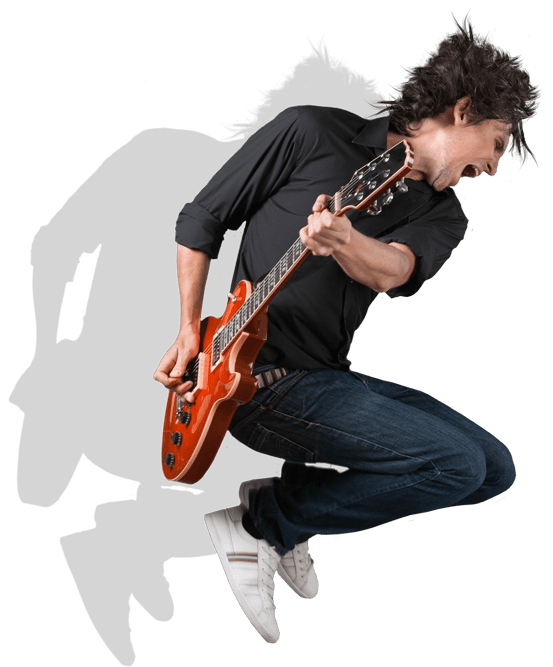 Rock Guitarist PNG File