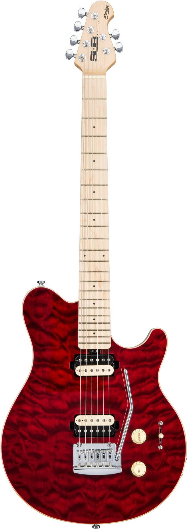 Рок красная гитара PNG Image