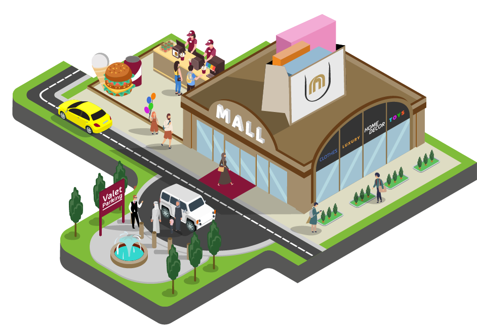 Shopping Mall PNG Image