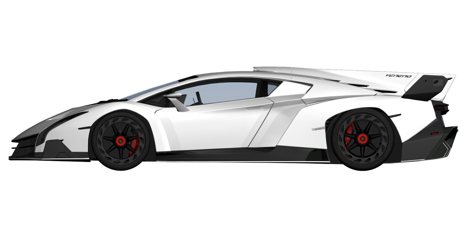 Вид сбоку Lamborghini автомобиль PNG Image