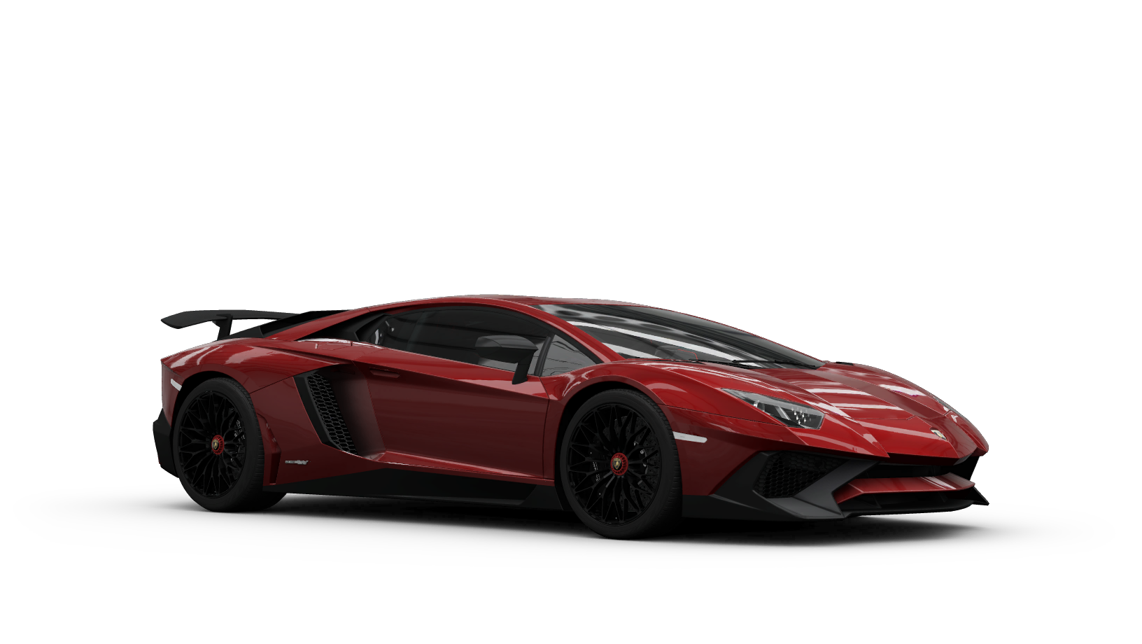 Zijaanzicht Lamborghini auto Transparante achtergrond