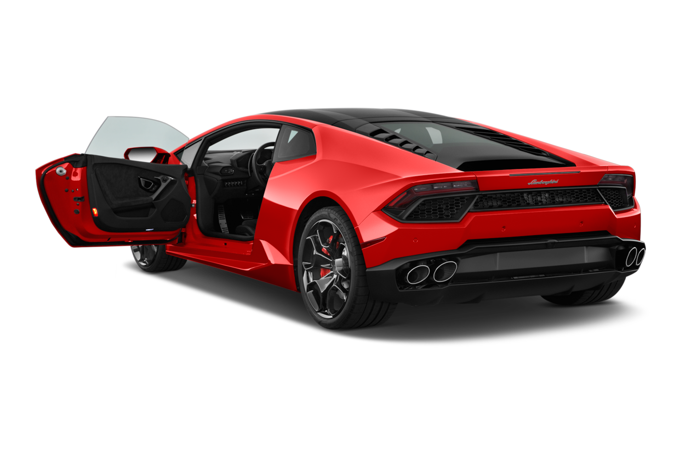Zijaanzicht Lamborghini auto Transparant PNG