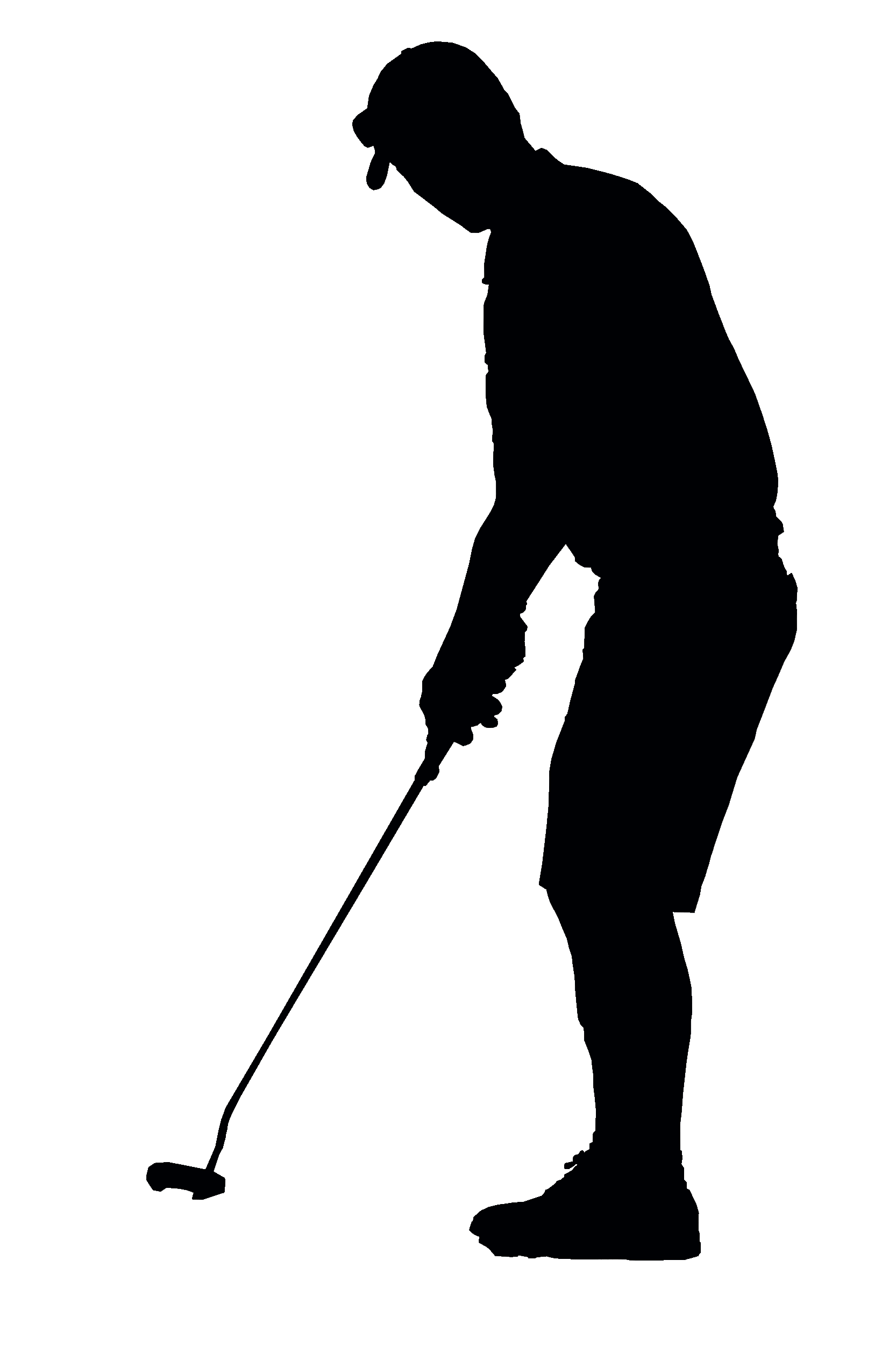 Silhouette Golf Transparent PNG