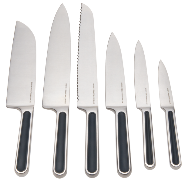 Серебряный кухонный нож PNG прозрачный образ