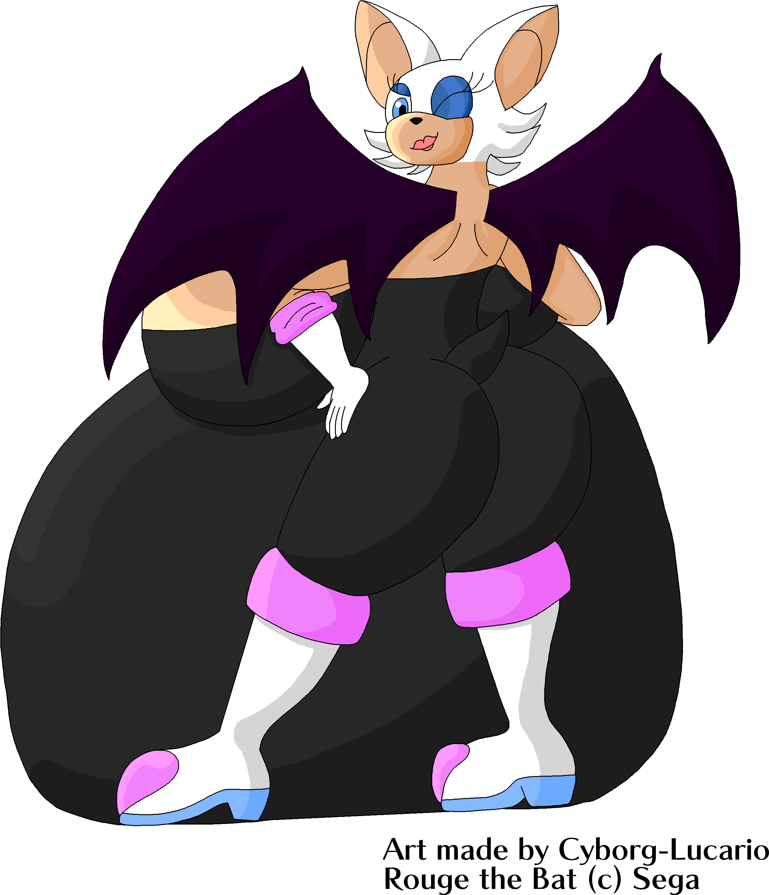 Sonic X Rouge The Bat Anime PNG Clipart
