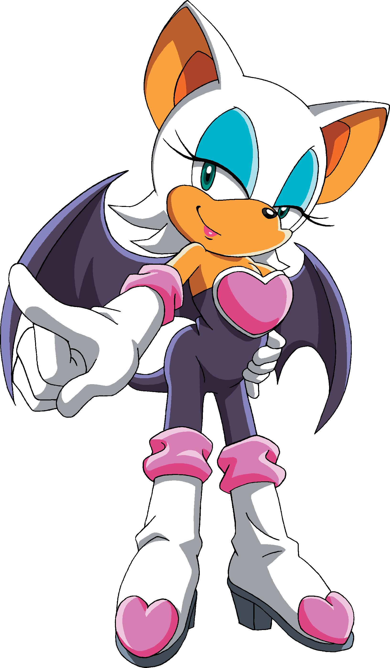 Sonic X Rouge die PNG-Datei der BAT-Serie