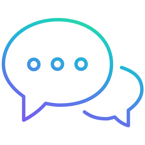 Speech Chat Icon Transparent PNG