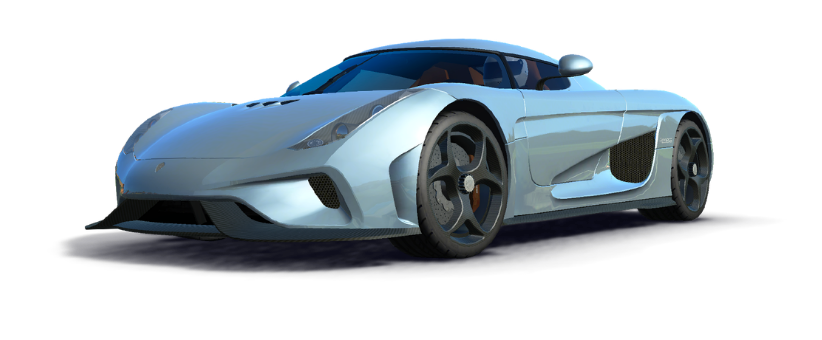 Sports Koenigsegg auto Transparante achtergrond