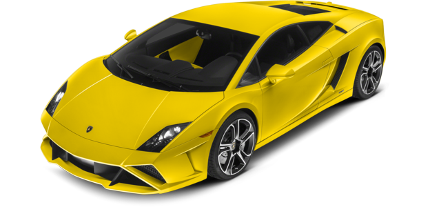 Sportgelbe Lamborghini PNG-Datei