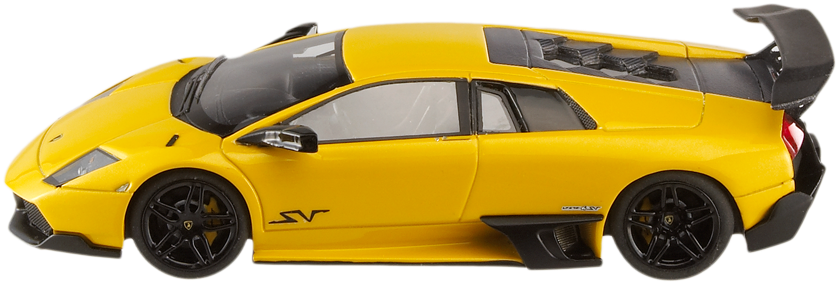 Sports Yellow Lamborghini PNG Image