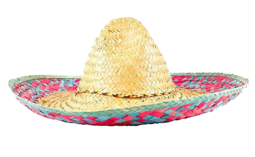 Straw Mexican Hat PNG File
