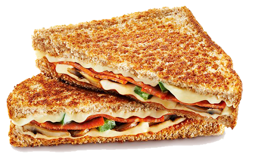 Toasted Cheese Sandwich PNG Transparent Image