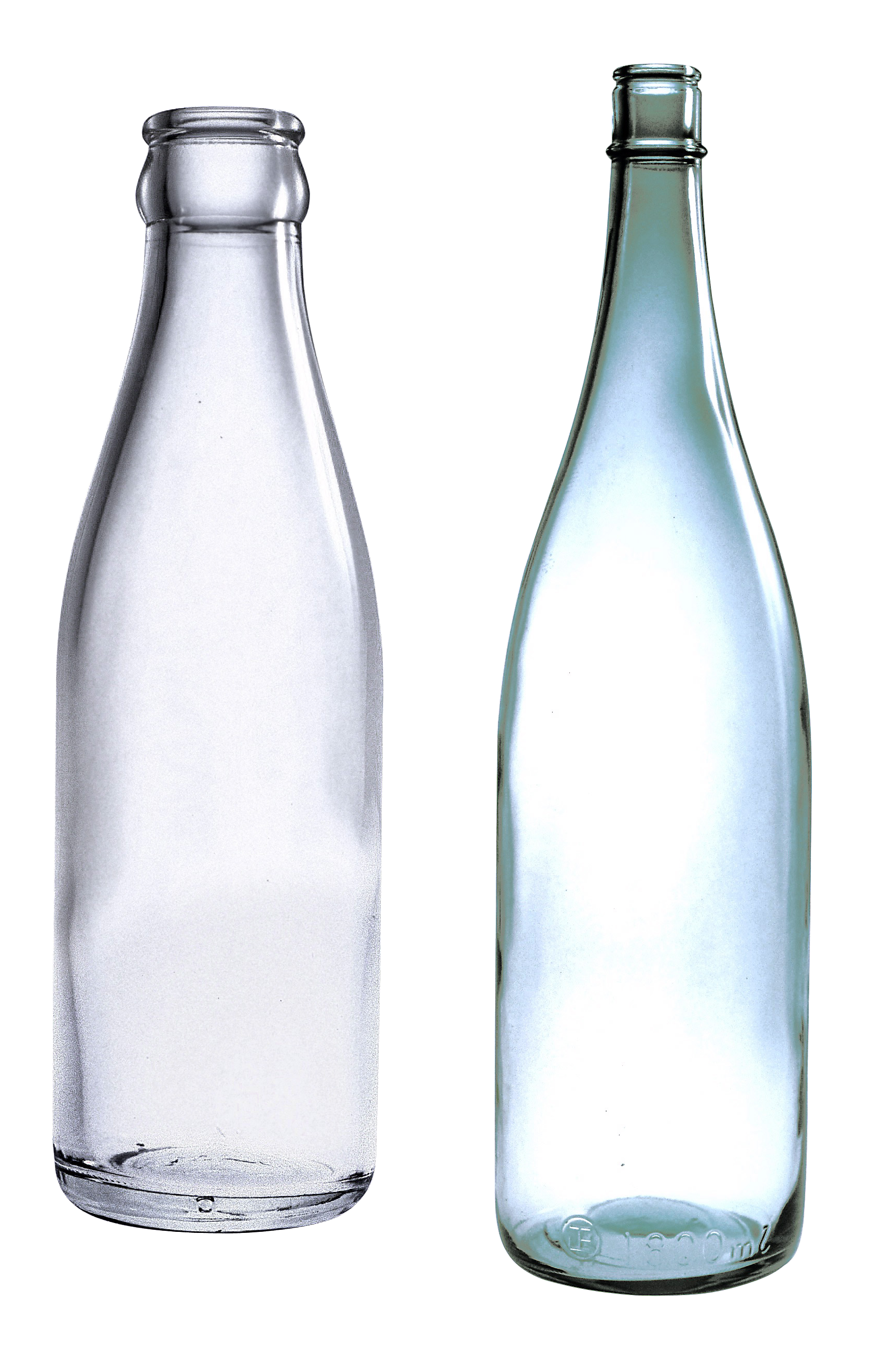 Translucent Glass Bottle PNG File