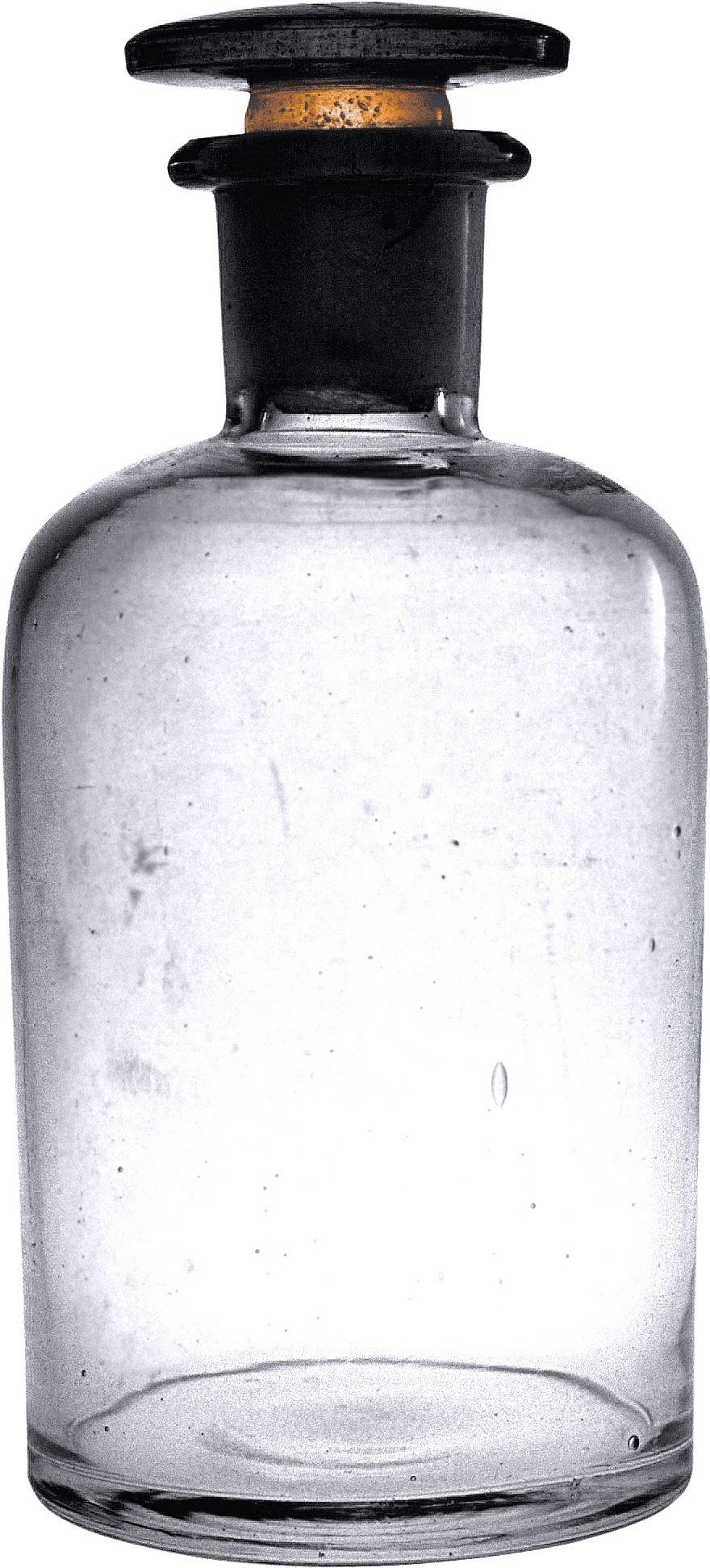 Garrafa de vidro translúcido PNG pic