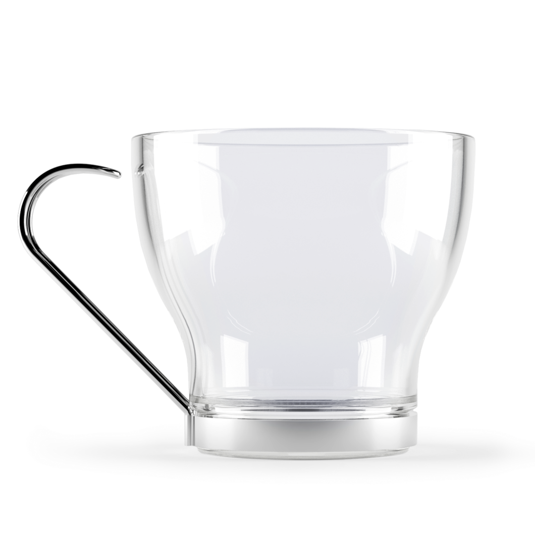 Translucent Glass Cup PNG Clipart