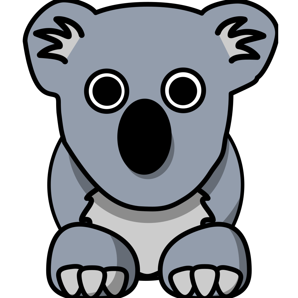 VECRTOR Koala PNG-Datei