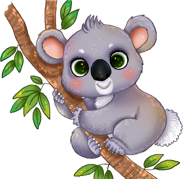 Vecrtor Koala PNG Image