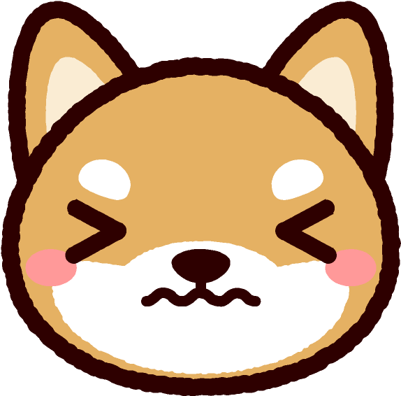 Vector Dog Face PNG File