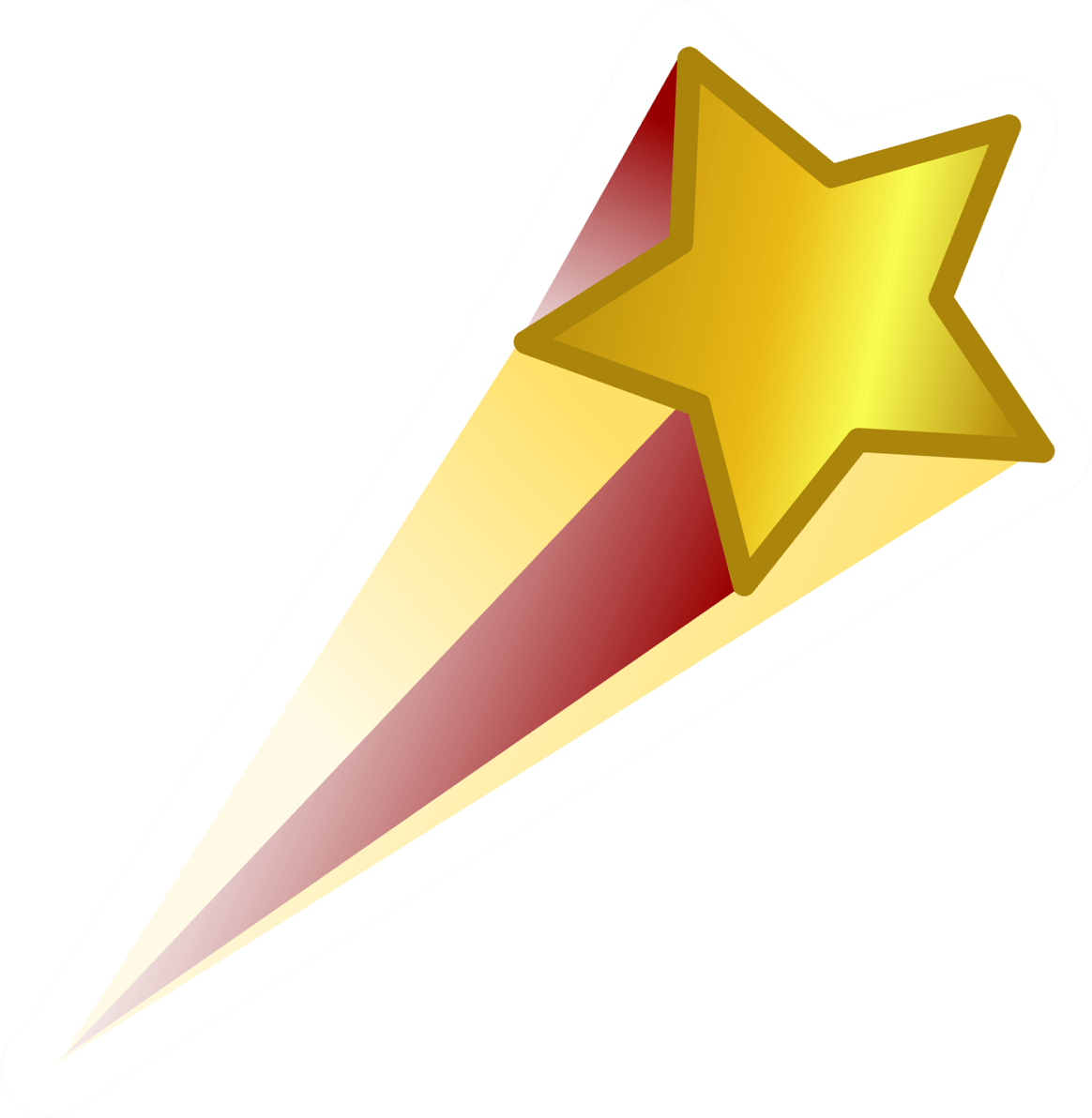 Vector Gold Star PNG File
