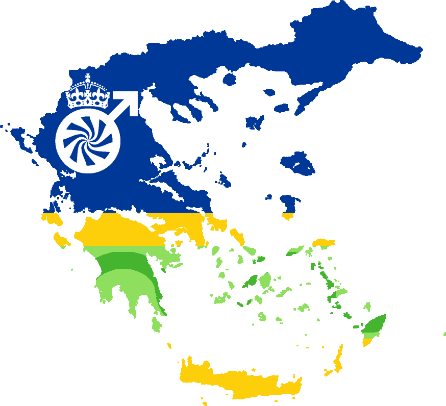 Vector Greece Map PNG File