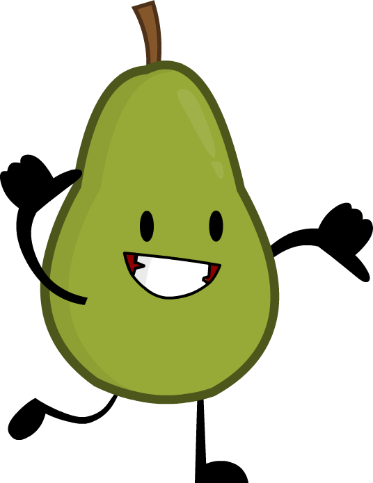 Vector Green Pears PNG File