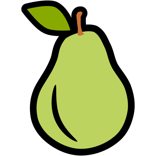 Vector Green Pears Transparent PNG
