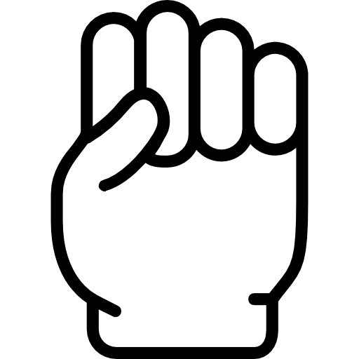 Vector Hand Punch PNG Image