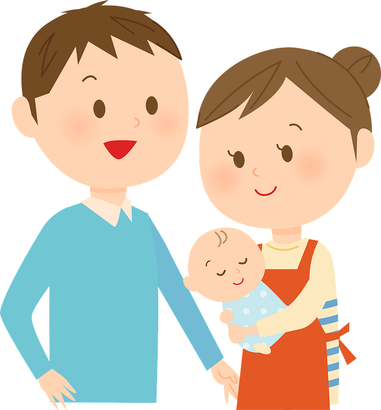 Vector Happy Mother With Baby Transparent PNG