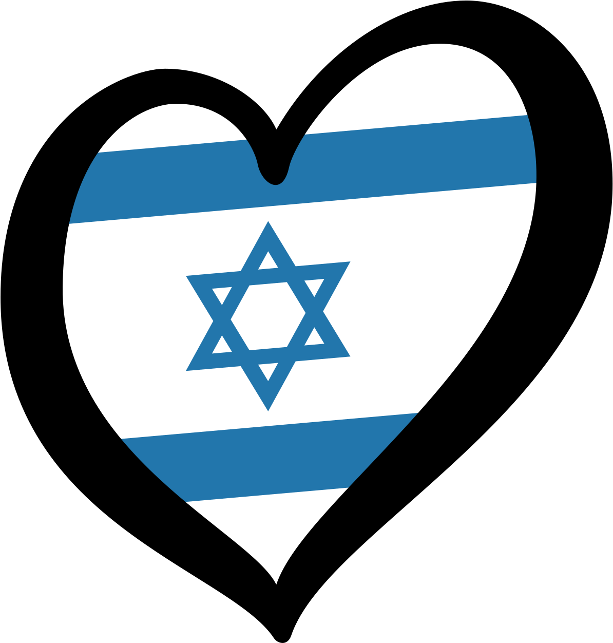 Vektor israel bendera PNG Clipart
