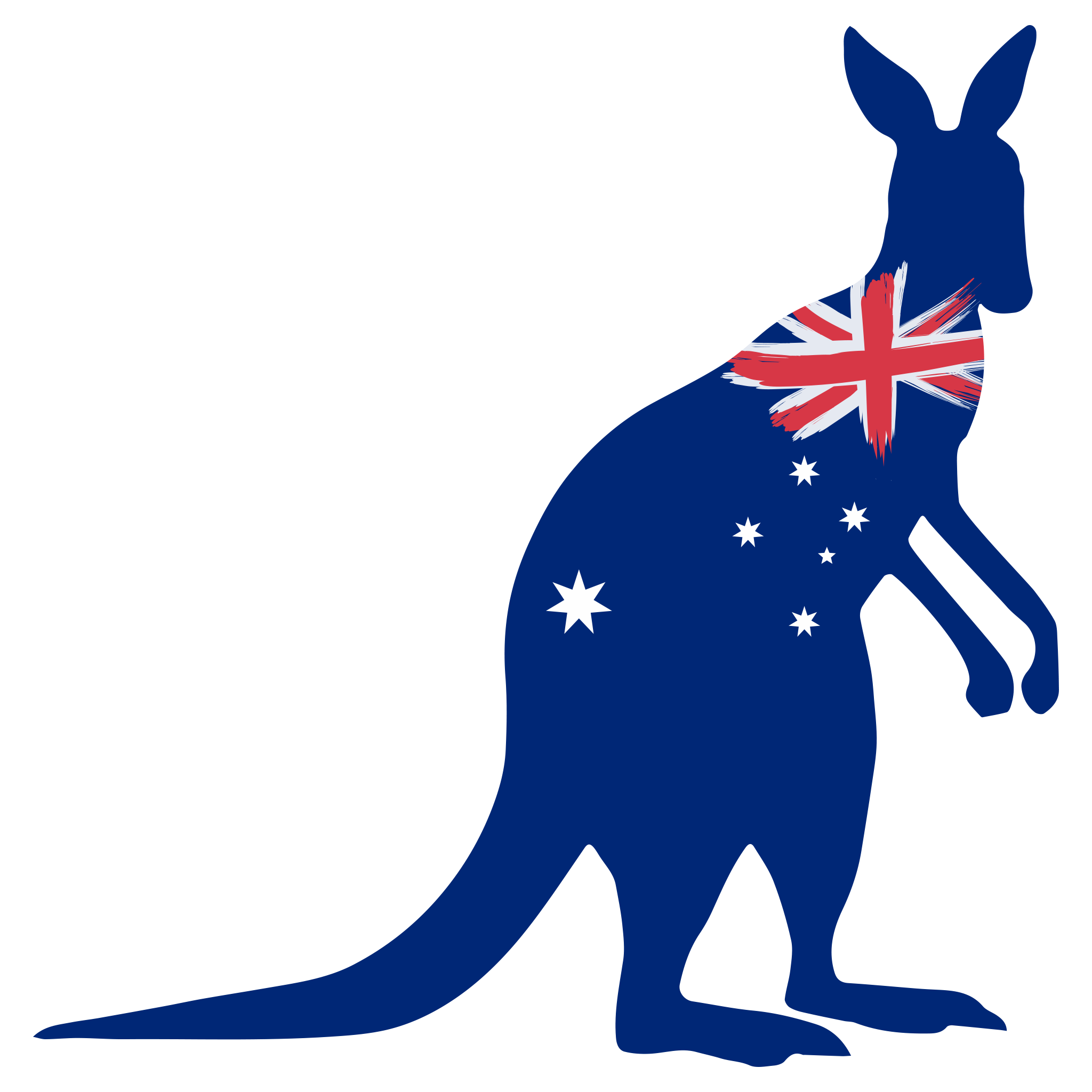 Vector Kangaroo Transparent PNG