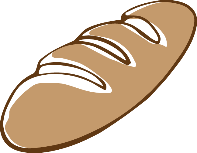 Vector Loaf Bread PNG Clipart