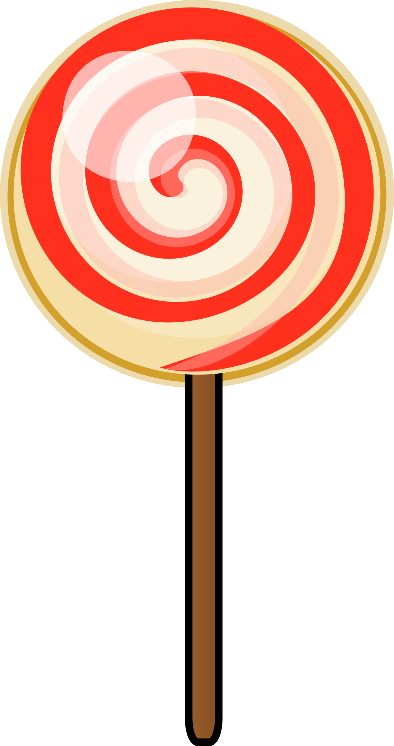 Vector lollipop sfondo Trasparente