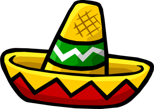 Vector Mexican Hat PNG Transparent Image