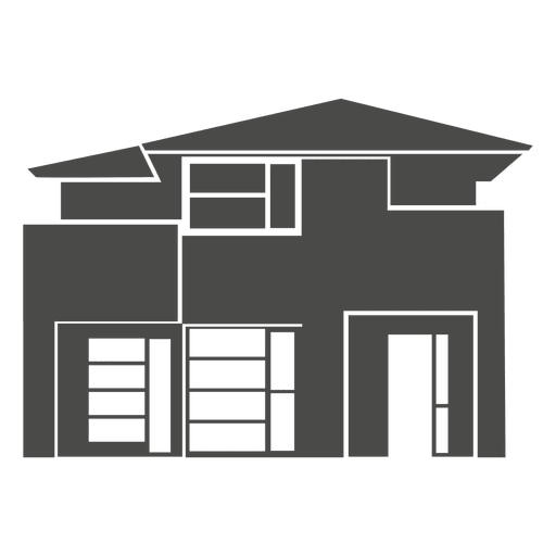 Vector Modern House PNG File