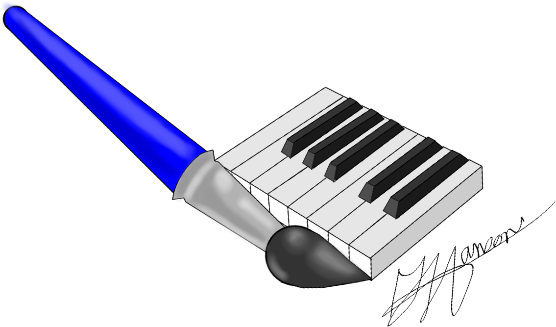 Keyboard musik vektor PNG gambar Transparan